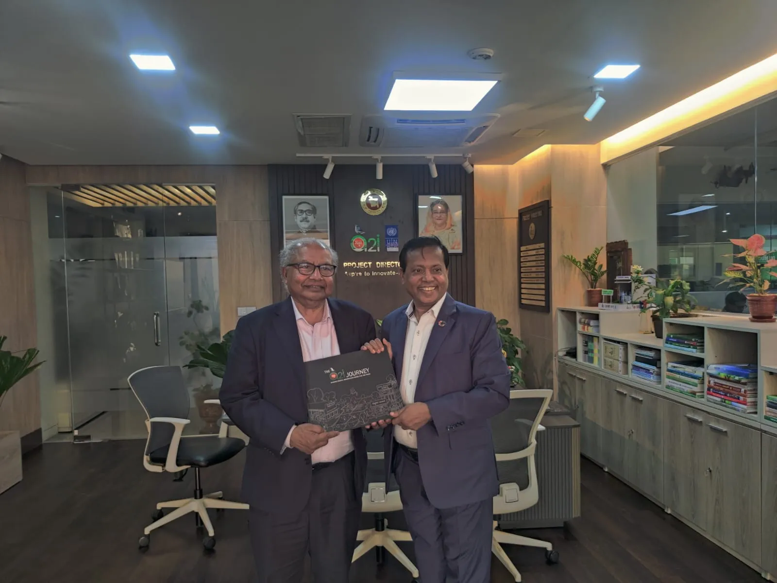 Progress Review with the a2i Project Director
