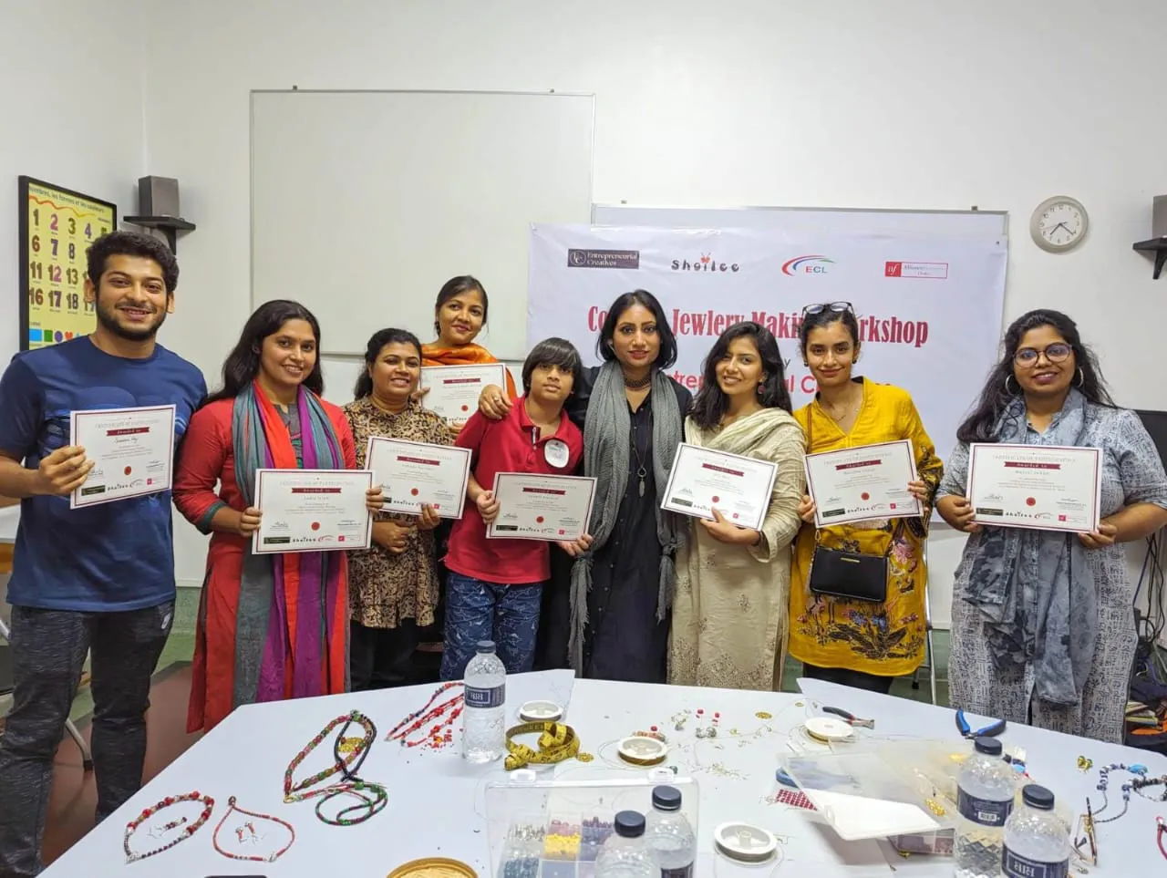 Jewelry Workshop at Alliance Française de Dhaka